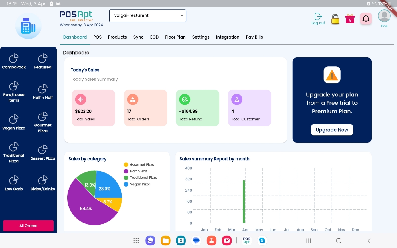 POSApt Dashboard